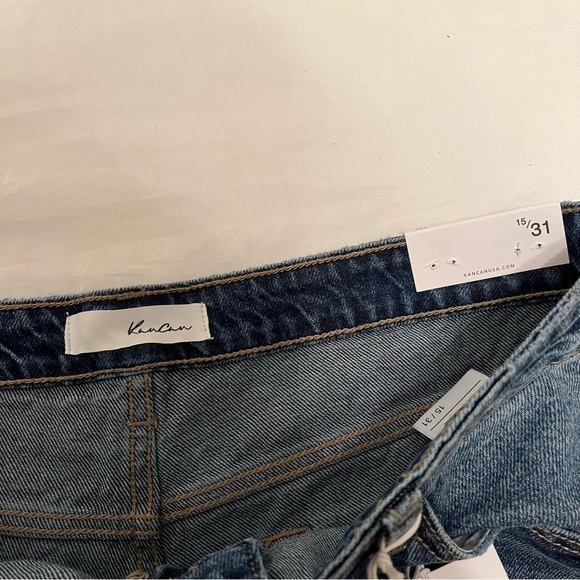 VICI Jacey High Rise Cuffed Denim Shorts - Picture 5 of 6